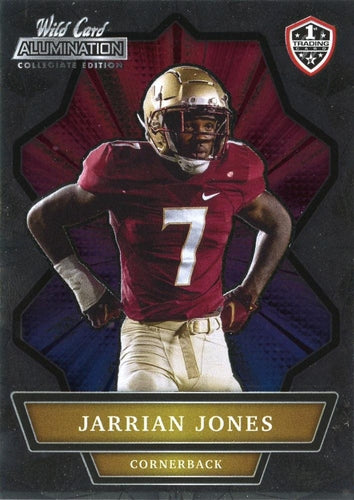 #ANBC-35 Jarrian Jones - Florida State Seminoles - 2021 Wild Card Alumination NIL Football