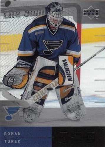 #35 Roman Turek - St. Louis Blues - 2000-01 Upper Deck Ice Hockey