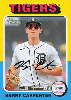 #35 Kerry Carpenter - Detroit Tigers - 2024 Topps Heritage Baseball