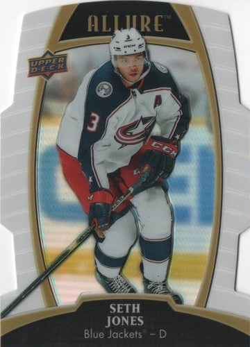 #35 Seth Jones - Columbus Blue Jackets - 2019-20 Upper Deck Allure - White Rainbow Hockey