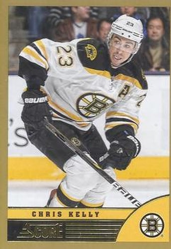 #35 Chris Kelly - Boston Bruins - 2013-14 Score - Gold Hockey
