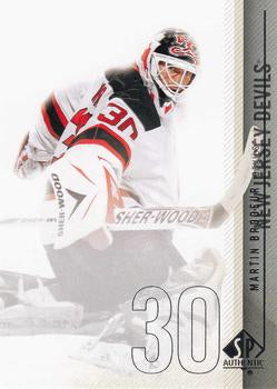 #35 Martin Brodeur - New Jersey Devils - 2010-11 SP Authentic Hockey