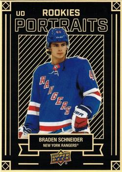 #P-35 Braden Schneider - New York Rangers - 2022-23 Upper Deck - UD Portraits Hockey