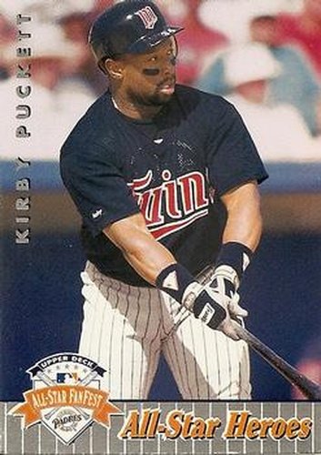 #35 Kirby Puckett - Minnesota Twins - 1992 Upper Deck All-Star FanFest Baseball