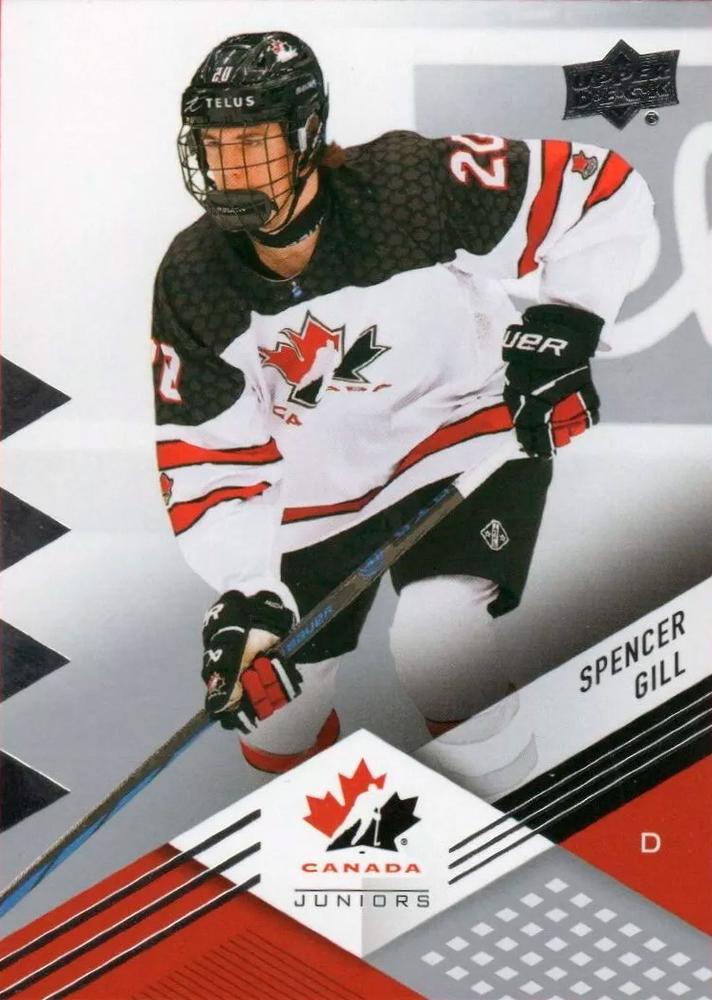 #35 Spencer Gill - Canada - 2024 Upper Deck Team Canada Juniors Hockey