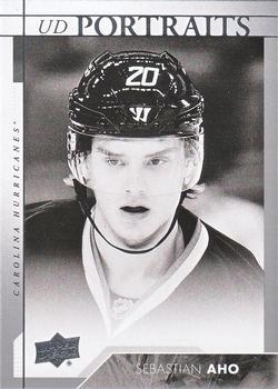 #P-35 Sebastian Aho - Carolina Hurricanes - 2017-18 Upper Deck - UD Portraits Hockey