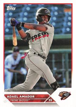 #PD-35 Adael Amador - Fresno Grizzlies - 2023 Topps Pro Debut Baseball