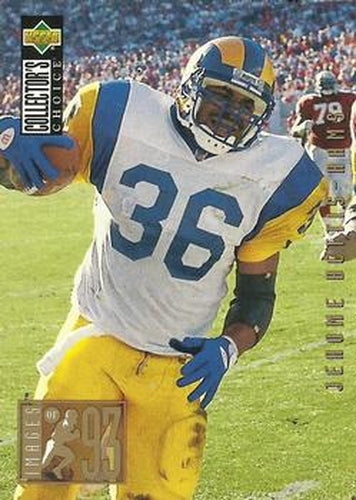 #35 Jerome Bettis - Los Angeles Rams - 1994 Collector's Choice Football