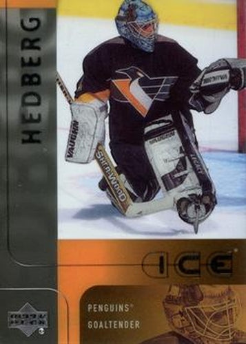 #35 Johan Hedberg - Pittsburgh Penguins - 2001-02 Upper Deck Ice Hockey