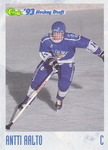 #35 Antti Aalto - Finland - 1993 Classic '93 Hockey Draft Hockey