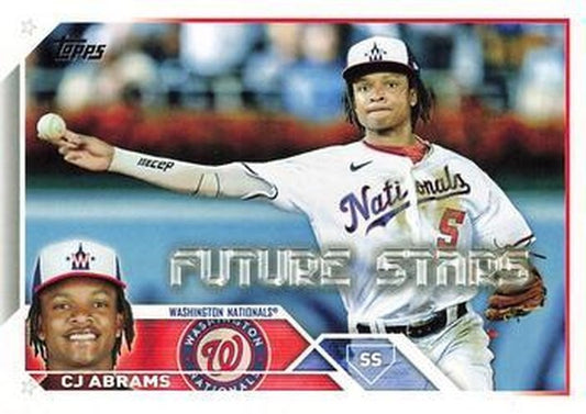 #35 CJ Abrams - Washington Nationals - 2023 Topps Baseball
