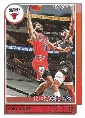 #35 Coby White - Chicago Bulls - 2021-22 Hoops Winter Basketball
