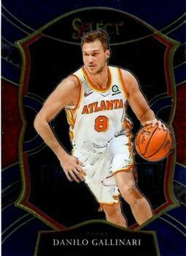 #35 Danilo Gallinari - Atlanta Hawks - 2020-21 Panini Select - Blue Basketball