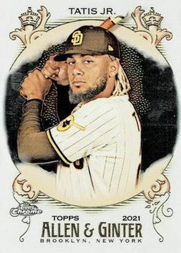 #35 Fernando Tatis Jr. - San Diego Padres - 2021 Topps Allen & Ginter Chrome Baseball