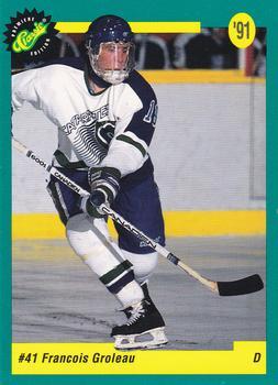 #35 Francois Groleau - Calgary Flames - 1991 Classic Draft Picks Hockey