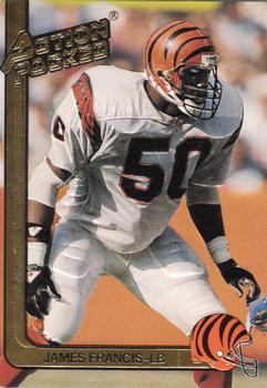 #35 James Francis - Cincinnati Bengals - 1991 Action Packed Football