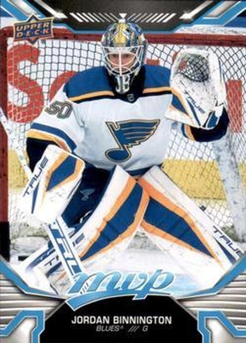 #35 Jordan Binnington - St. Louis Blues - 2022-23 Upper Deck MVP Hockey