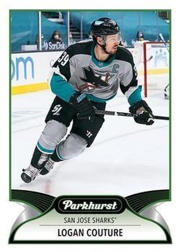 #35 Logan Couture - San Jose Sharks - 2021-22 Parkhurst Hockey