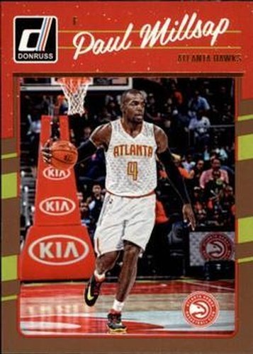 #35 Paul Millsap - Atlanta Hawks - 2016-17 Donruss Basketball