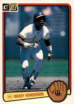 #35 Rickey Henderson - Oakland Athletics - 1983 Donruss Baseball