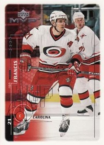 #35 Ron Francis - Carolina Hurricanes - 1998-99 Upper Deck MVP Hockey