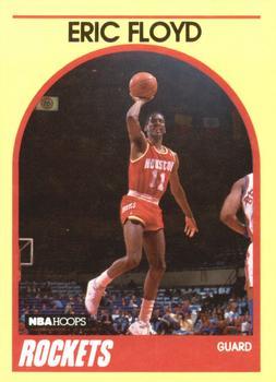 #35 Sleepy Floyd - Houston Rockets - 1989-90 Hoops Superstars Basketball