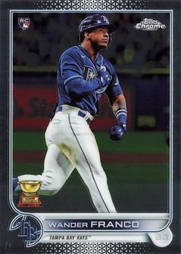 #35 Wander Franco - Tampa Bay Rays - 2022 Topps Chrome Baseball