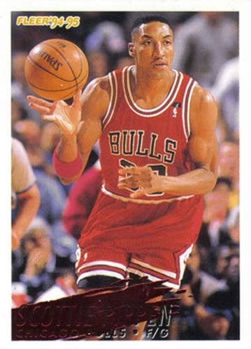 #35 Scottie Pippen - Chicago Bulls - 1994-95 Fleer Basketball