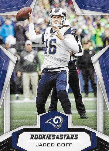 #35 Jared Goff - Los Angeles Rams - 2019 Panini Rookies & Stars Football
