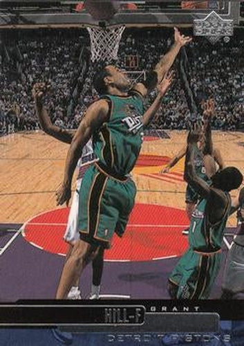 #35 Grant Hill - Detroit Pistons - 1999-00 Upper Deck Basketball
