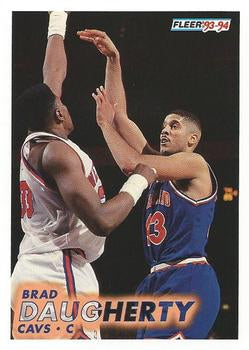 #35 Brad Daugherty - Cleveland Cavaliers - 1993-94 Fleer Basketball