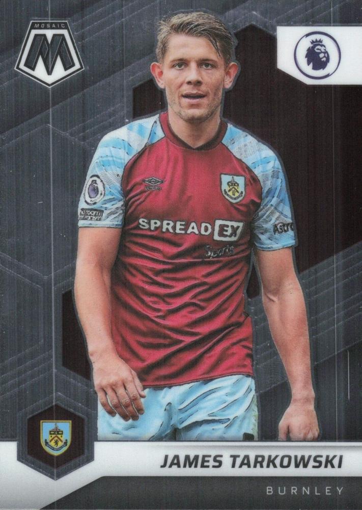 #35 James Tarkowski - Burnley - 2021-22 Panini Mosaic Premier League Soccer