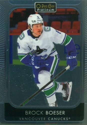 #35 Brock Boeser - Vancouver Canucks - 2021-22 O-Pee-Chee Platinum Hockey