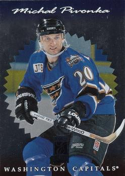 #35 Michal Pivonka - Washington Capitals - 1996-97 Donruss Elite Hockey