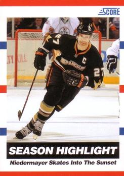 #35 Scott Niedermayer - Anaheim Ducks - 2010-11 Score Hockey