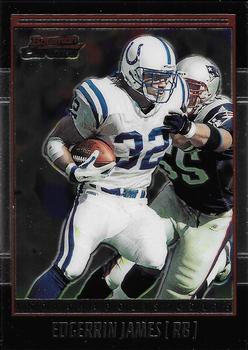 #35 Edgerrin James - Indianapolis Colts - 2001 Bowman Chrome Football