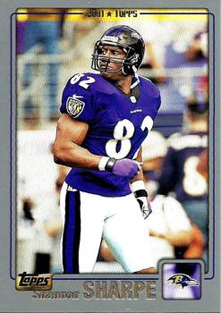 #35 Shannon Sharpe - Baltimore Ravens - 2001 Topps Football