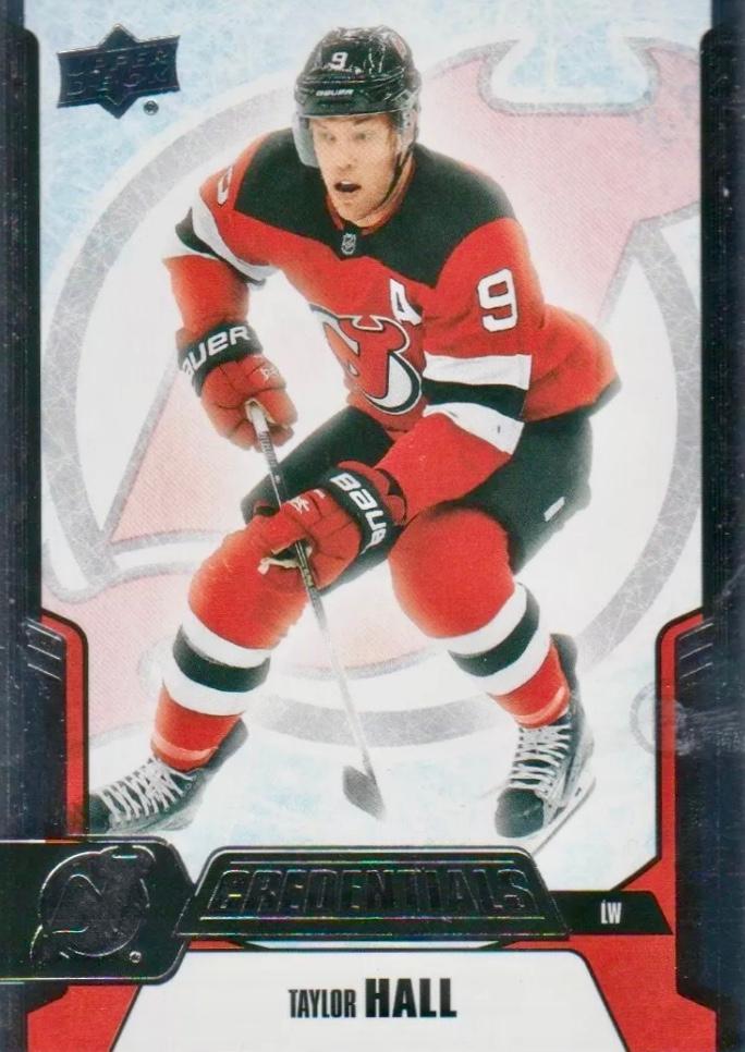 #35 Taylor Hall - New Jersey Devils - 2019-20 Upper Deck Credentials Hockey