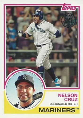 #83-35 Nelson Cruz - Seattle Mariners - 2018 Topps - 1983 Topps Baseball 35th Anniversary Baseball