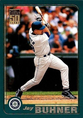 #35 Jay Buhner - Seattle Mariners - 2001 Topps Baseball
