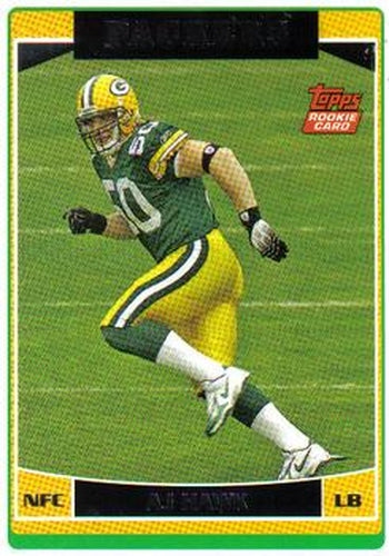 #360 A.J. Hawk - Green Bay Packers - 2006 Topps Football