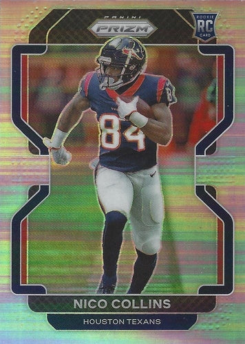 #360 Nico Collins - Houston Texans - 2021 Panini Prizm - Silver Football