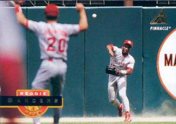 #360 Reggie Sanders - Cincinnati Reds - 1994 Pinnacle Baseball