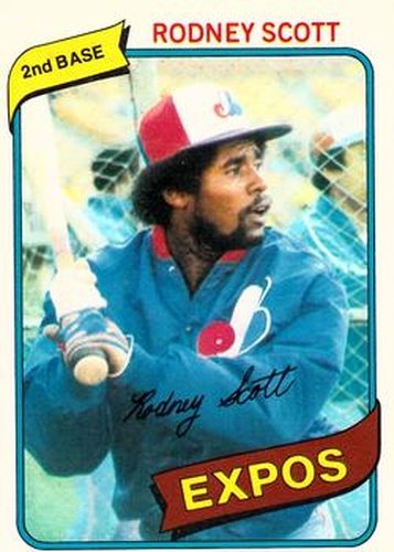 #360 Rodney Scott - Montreal Expos - 1980 O-Pee-Chee Baseball