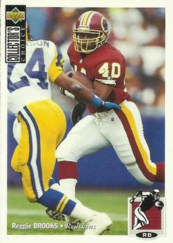 #360 Reggie Brooks - Washington Redskins - 1994 Collector's Choice Football