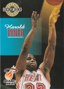 #360 Harold Miner - Miami Heat - 1992-93 SkyBox Basketball
