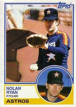 #360 Nolan Ryan - Houston Astros - 1983 Topps Baseball