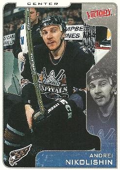 #360 Andrei Nikolishin - Washington Capitals - 2001-02 Upper Deck Victory Hockey