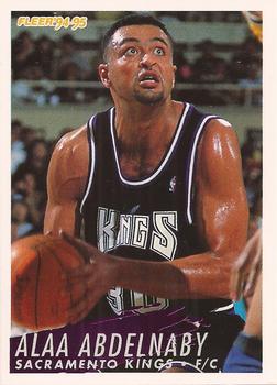 #360 Alaa Abdelnaby - Sacramento Kings - 1994-95 Fleer Basketball