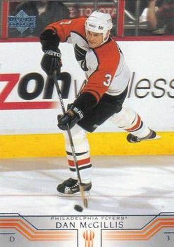 #360 Dan McGillis - Philadelphia Flyers - 2001-02 Upper Deck Hockey